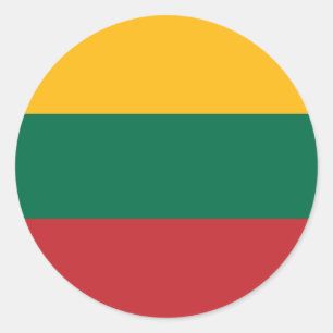 Adesivo Bandeira da Lituânia