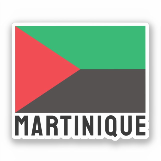 Adesivo Bandeira da Martinica (2023) (Frente)