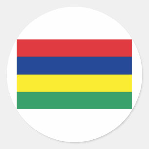 Adesivo Bandeira da Maurícia