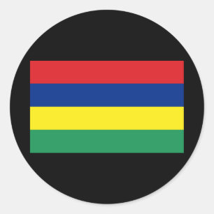 Adesivo Bandeira da Maurícia