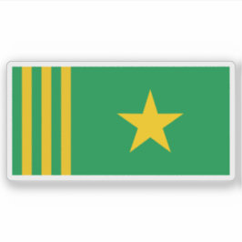 Adesivo Bandeira da Nação Tafea, Vanuatu (1980)