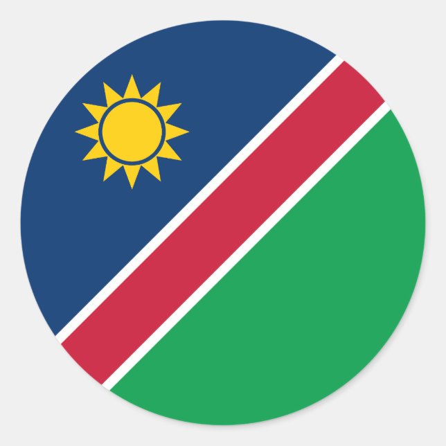 Adesivo Bandeira da Namíbia (Frente)