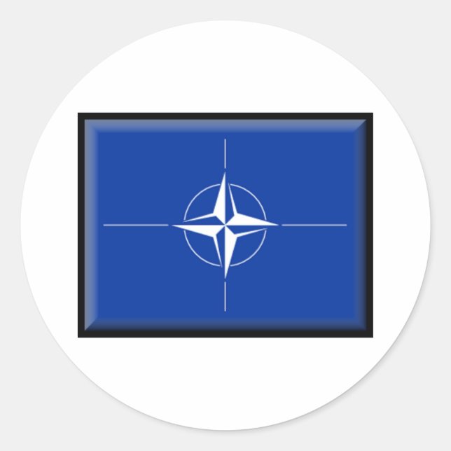 Adesivo Bandeira da NATO (Frente)