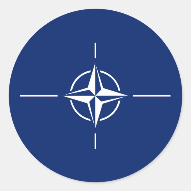 Adesivo Bandeira da NATO (Frente)