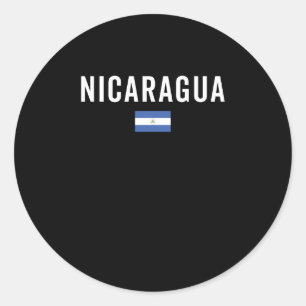 Adesivo Bandeira da Nicarágua - Bandeira Patriótica
