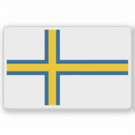 Adesivo Bandeira da Norrland, Suecia