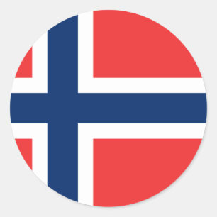 Adesivo Bandeira da Noruega