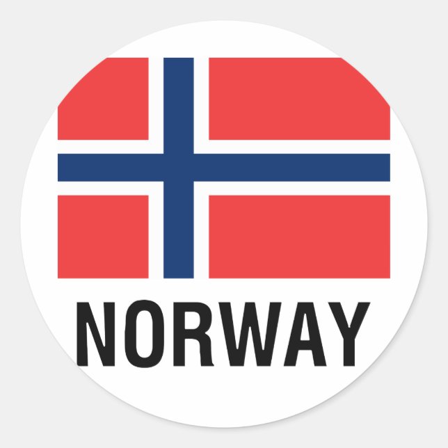 ADESIVO BANDEIRA DA NORUEGA (Frente)
