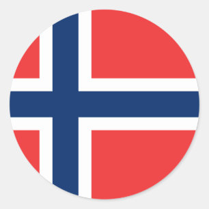 Adesivo Bandeira da Noruega