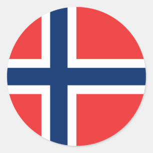 Adesivo Bandeira da Noruega