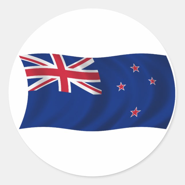 Adesivo Bandeira da Nova Zelândia (Frente)
