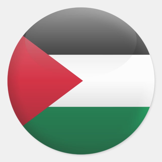 Adesivo Bandeira da Palestina (Frente)