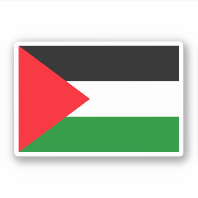 Adesivo Bandeira da Palestina (Frente)