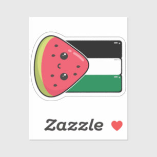 Adesivo Bandeira da Palestina Cura com Palestina Livre de