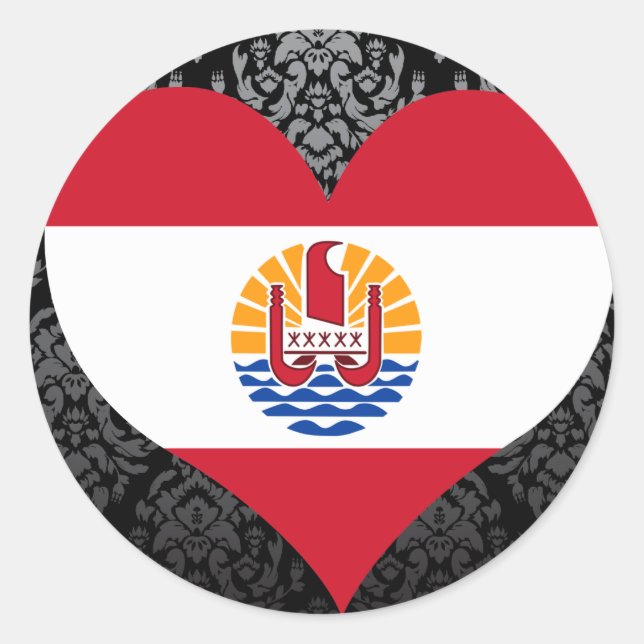 Adesivo Bandeira da Polinésia Francesa comprar (Frente)