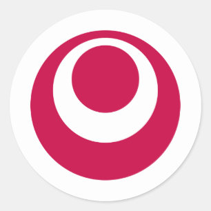 Adesivo Bandeira da prefeitura de Okinawa