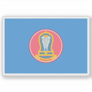Adesivo Bandeira da província de Chiang Mai, Tailândia