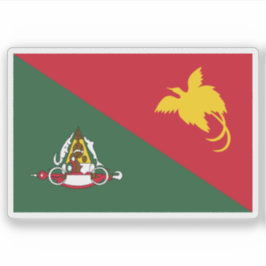 Adesivo Bandeira da Província de East Sepik, Papua-Nova Gu