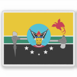 Adesivo Bandeira da província de Hela, Papua-Nova Guiné