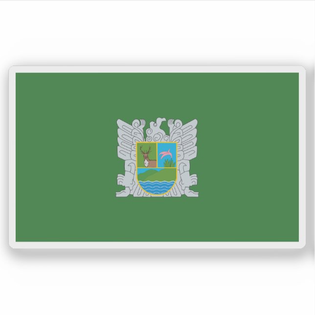 Adesivo Bandeira da província de Huari, Peru (Frente)