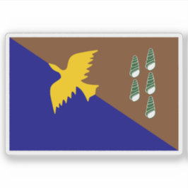 Adesivo Bandeira da província de Manus, Papua-Nova Guiné