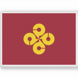 Adesivo Bandeira da Província de Shimane, Japão