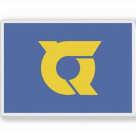 Adesivo Bandeira da Província de Tokushima, Japão