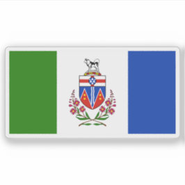 Adesivo Bandeira da província de Yukon, Canadá