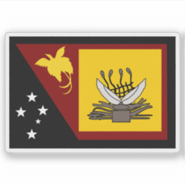 Adesivo Bandeira da Província Ocidental, Papua-Nova Guiné