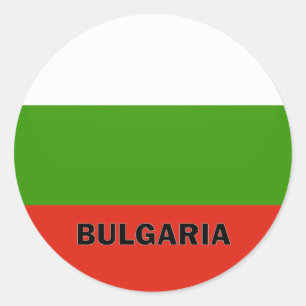 Adesivo Bandeira da qualidade de Bulgária Roundel