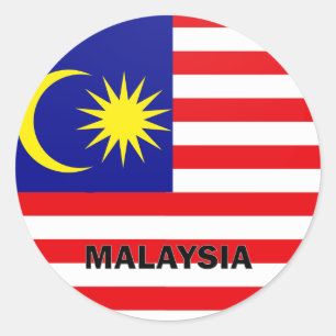 Adesivo Bandeira da qualidade de Malaysia Roundel