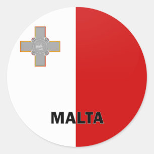 Adesivo Bandeira da qualidade de Malta Roundel