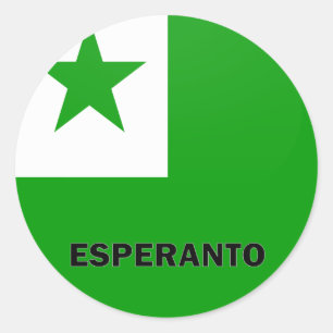 Adesivo Bandeira da qualidade de Roundel do esperanto
