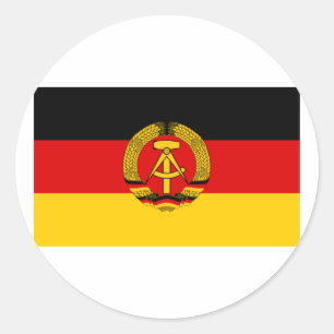 Adesivo Bandeira da RDA República Democrática da Alemanh