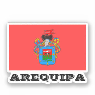 Adesivo Bandeira da região de Arequipa (Peru)