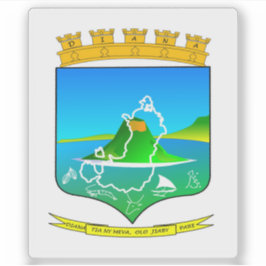 Adesivo Bandeira da Região de Diana, República de Madagasc
