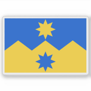 Adesivo Bandeira da região de Otago, Nova Zelândia