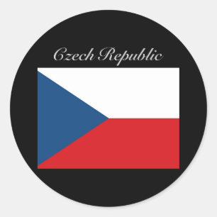 Adesivo Bandeira da República Checa - República Checa