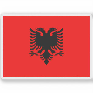 Adesivo Bandeira da República da Albânia