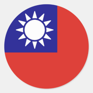Adesivo Bandeira da República da China