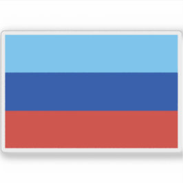 Adesivo Bandeira da República das Pessoas de Lugansk