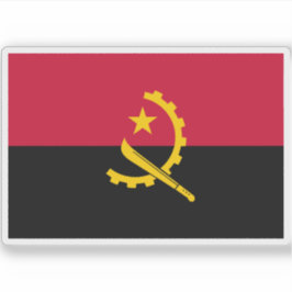 Adesivo Bandeira da República de Angola