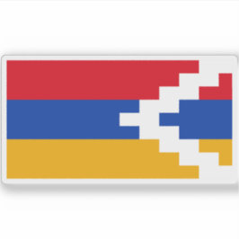 Adesivo Bandeira da República de Artsakh