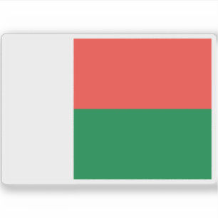 Adesivo Bandeira da República de Madagáscar
