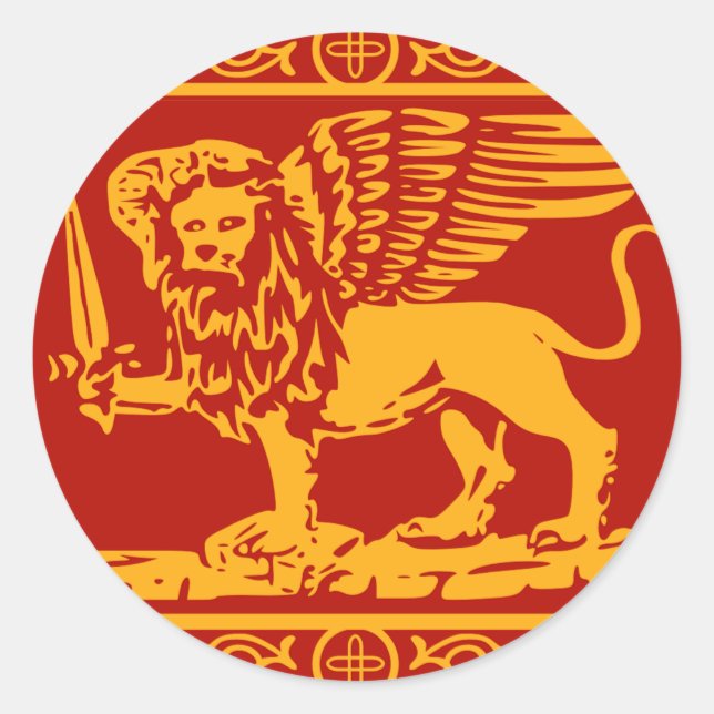 Adesivo Bandeira da República de Veneza (Frente)
