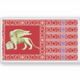 Adesivo Bandeira da República de Veneza (La Serenissima)