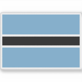 Adesivo Bandeira da República do Botsuana