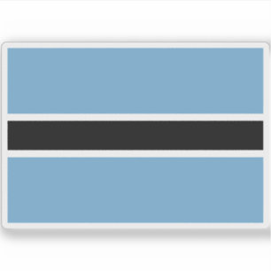 Adesivo Bandeira da República do Botsuana