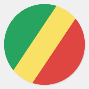 Adesivo Bandeira da República do Congo
