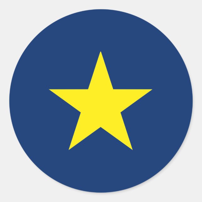 Adesivo Bandeira da República do Texas (Frente)